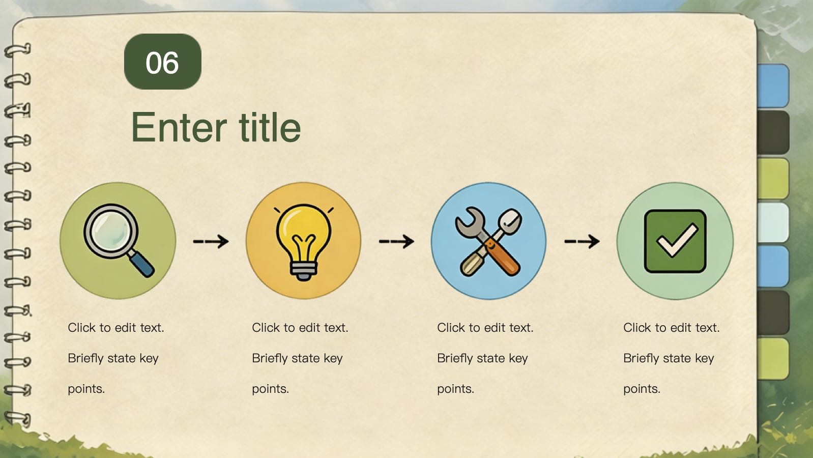 Forest Flat Design Template PowerPoint template preview 10