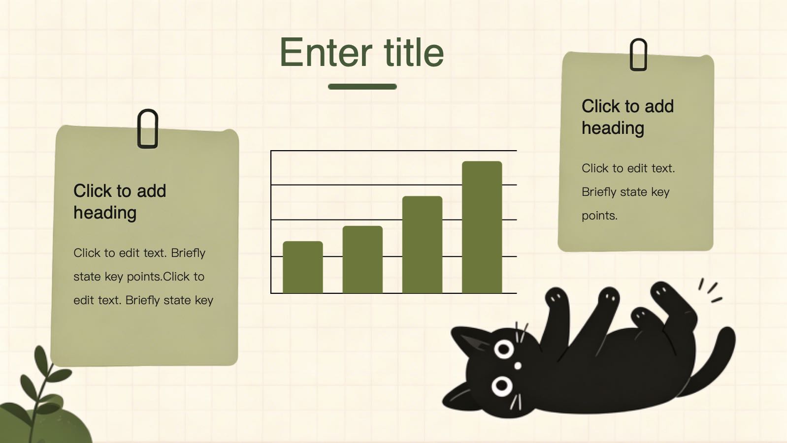 Black Cat Template PowerPoint template preview 8