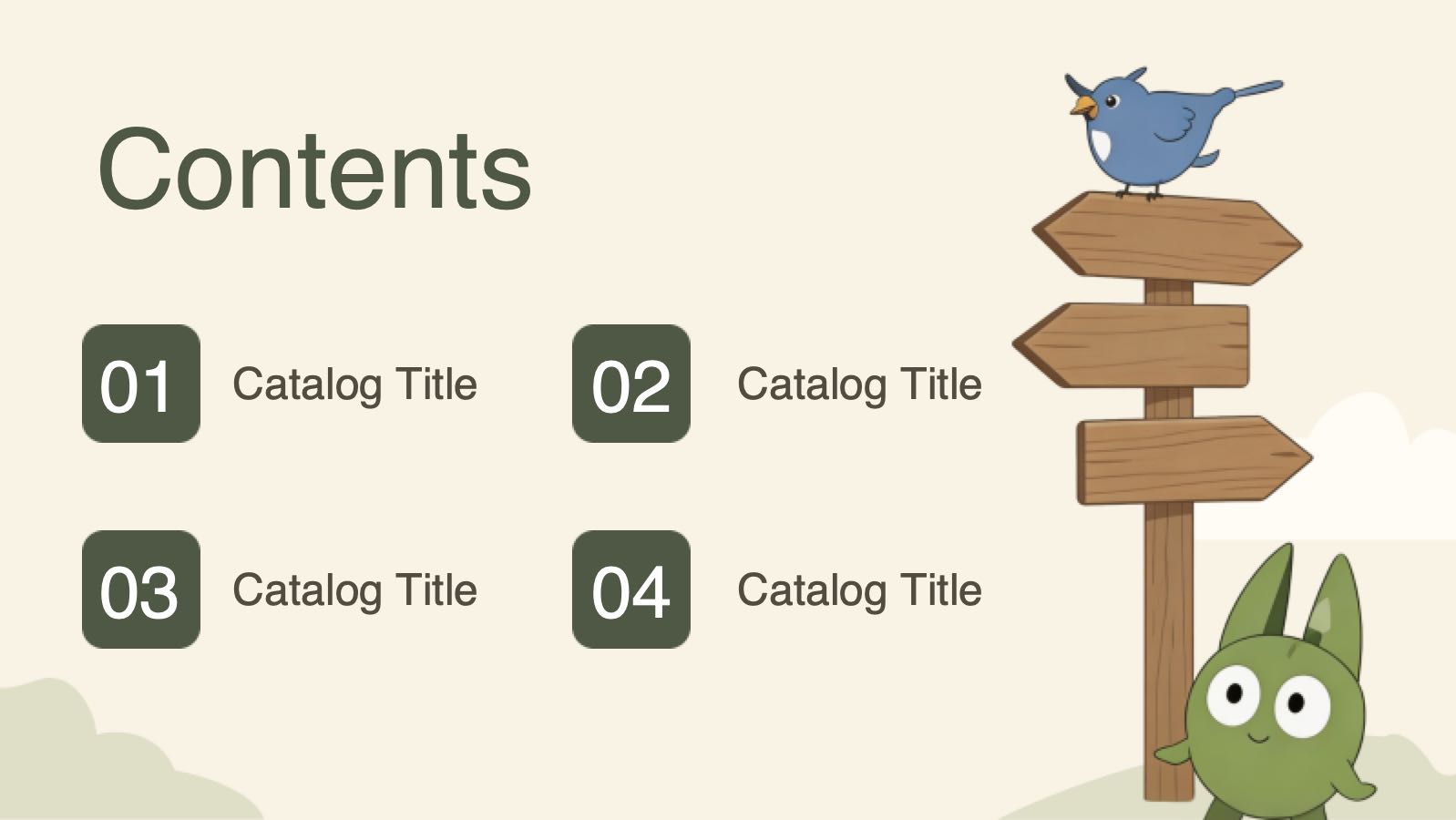 Jungle Flat Template PowerPoint template preview 2
