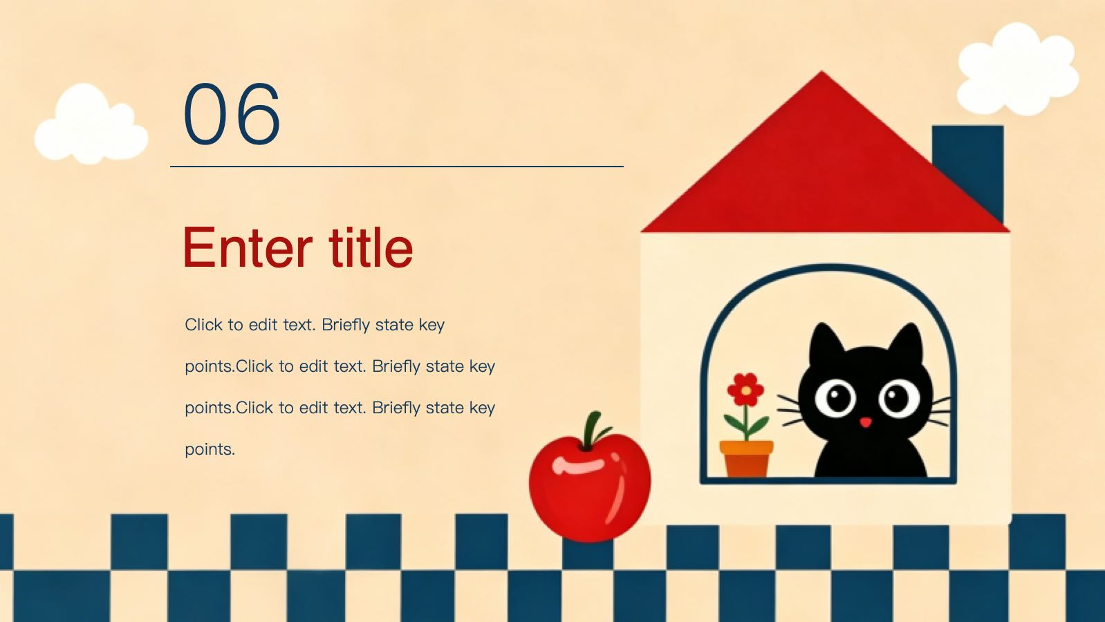 Plantilla de gato plano PowerPoint template preview 10