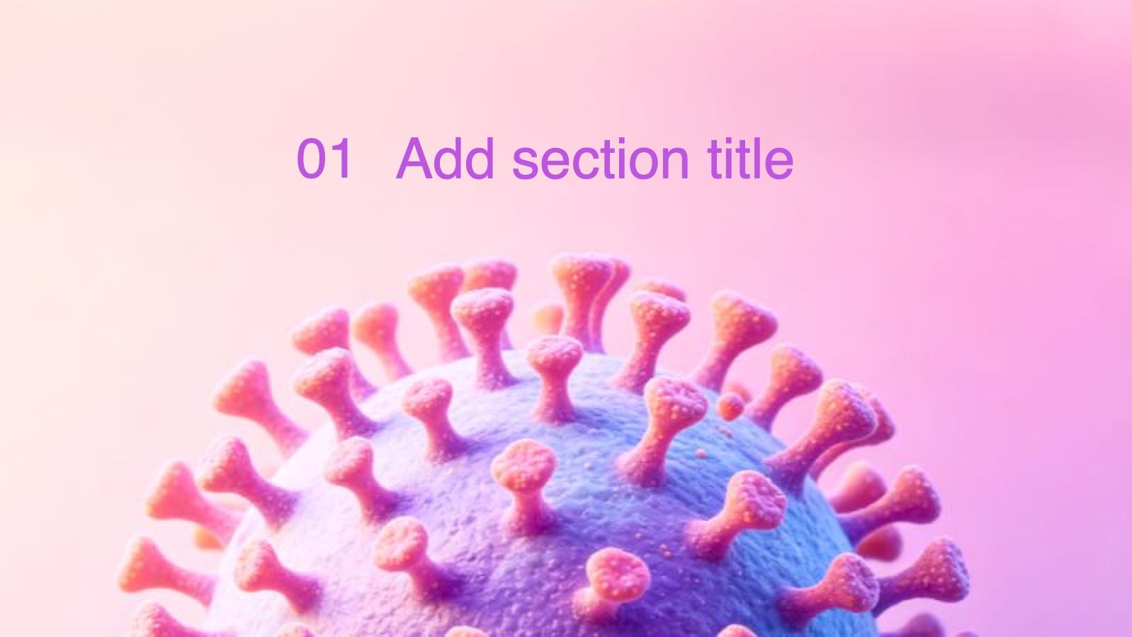Pré-visualização do modelo PPT Relatório de Pesquisa Médica Minimalista Violeta, diapositivo 3