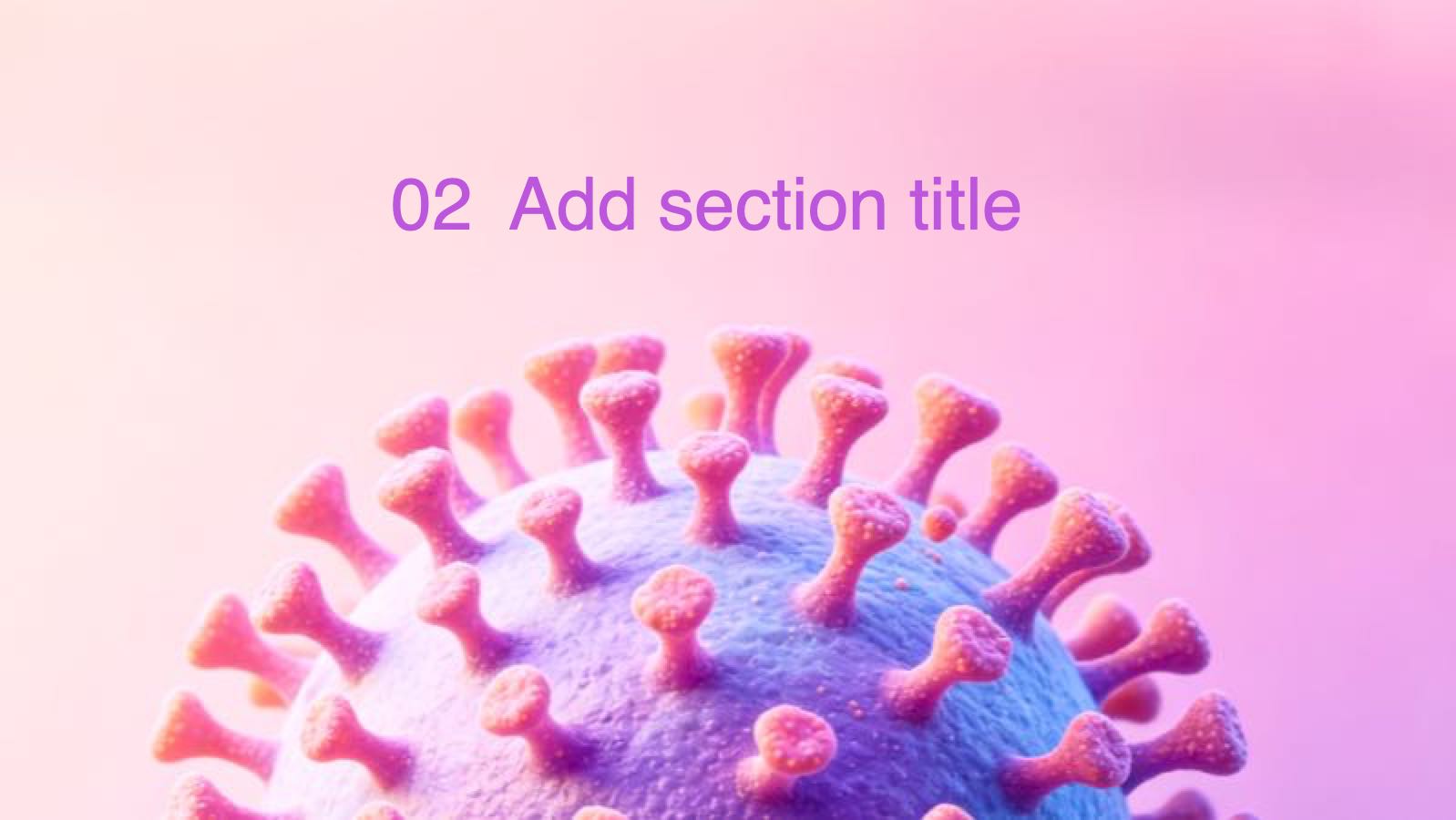 Pré-visualização do modelo PPT Relatório de Pesquisa Médica Minimalista Violeta, diapositivo 8