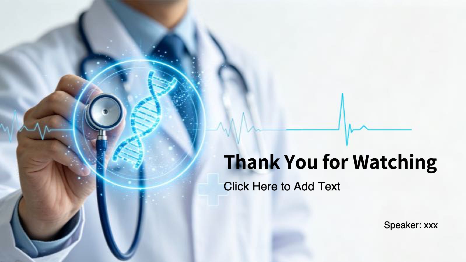 Pré-visualização do modelo PPT Pesquisa médica clínica moderna azul, diapositivo 12
